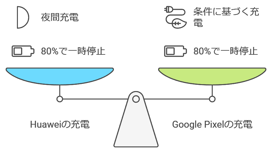 HuaweiとPixelを比較